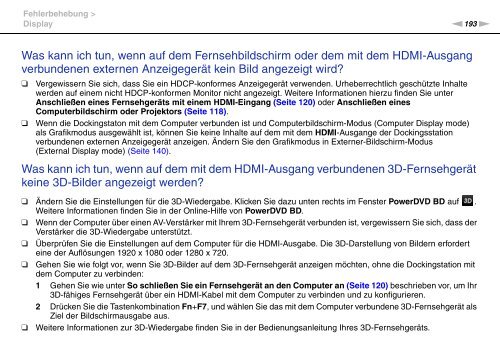 Sony VPCZ21M9E - VPCZ21M9E Mode d'emploi Allemand