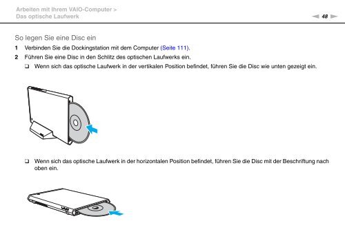 Sony VPCZ21M9E - VPCZ21M9E Mode d'emploi Allemand