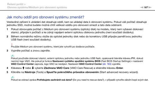 Sony VPCZ21M9E - VPCZ21M9E Mode d'emploi Tch&egrave;que