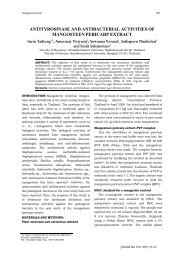 antityrosinase and antibacterial activities of mangosteen pericarp