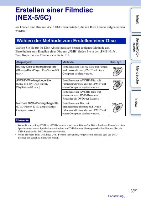 Sony NEX-3K - NEX-3K Guide pratique Allemand