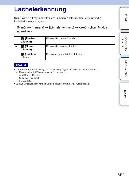 Sony NEX-3K - NEX-3K Guide pratique Allemand