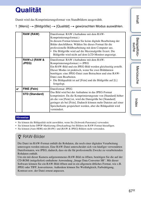 Sony NEX-3K - NEX-3K Guide pratique Allemand