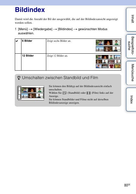 Sony NEX-3K - NEX-3K Guide pratique Allemand