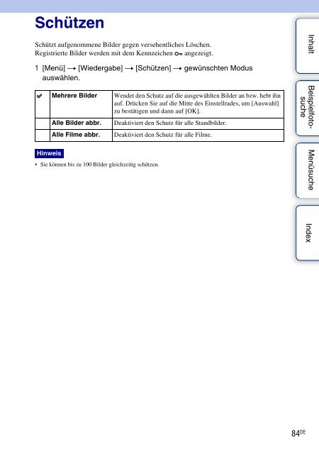 Sony NEX-3K - NEX-3K Guide pratique Allemand