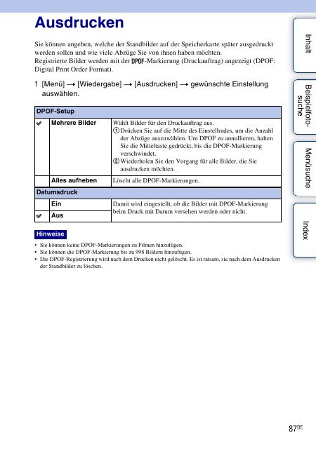 Sony NEX-3K - NEX-3K Guide pratique Allemand