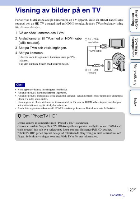 Sony NEX-3K - NEX-3K Guide pratique Su&eacute;dois