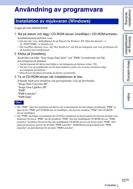 Sony NEX-3K - NEX-3K Guide pratique Su&eacute;dois