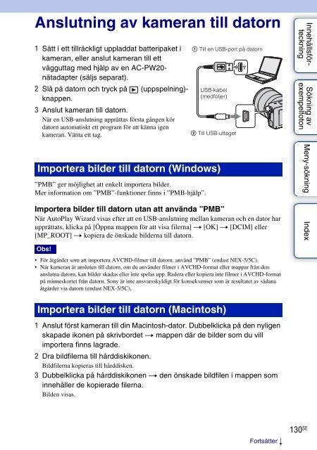 Sony NEX-3K - NEX-3K Guide pratique Su&eacute;dois