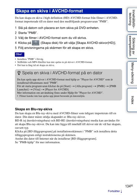 Sony NEX-3K - NEX-3K Guide pratique Su&eacute;dois