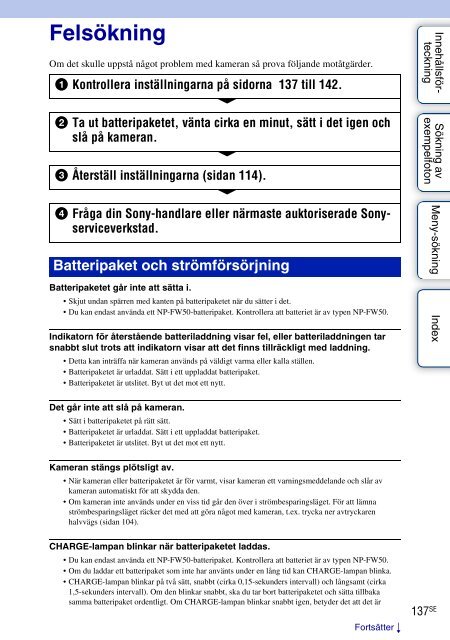 Sony NEX-3K - NEX-3K Guide pratique Su&eacute;dois