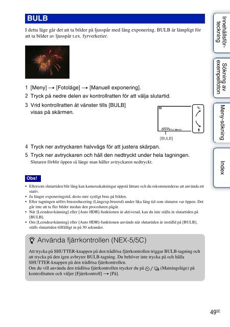 Sony NEX-3K - NEX-3K Guide pratique Su&eacute;dois