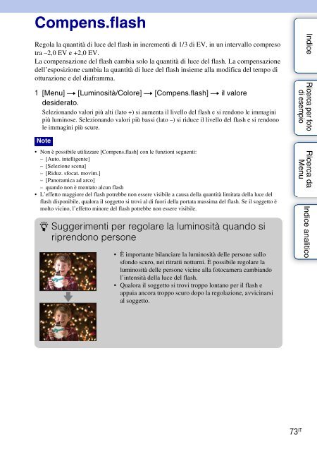 Sony NEX-3K - NEX-3K Guide pratique Italien