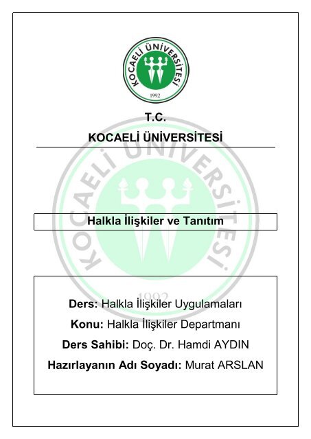 T.C. Kocaeli Üniversitesi