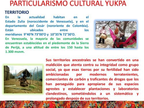 PARTICULARISMO CULTURAL YUKPA 