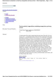 Neutraceutical composition containing mangosteen pericarp extract