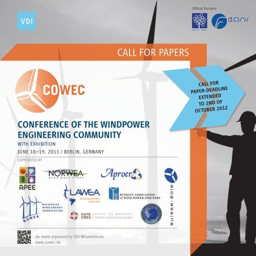 Call FOr PaPers - VDI-Wissensforum