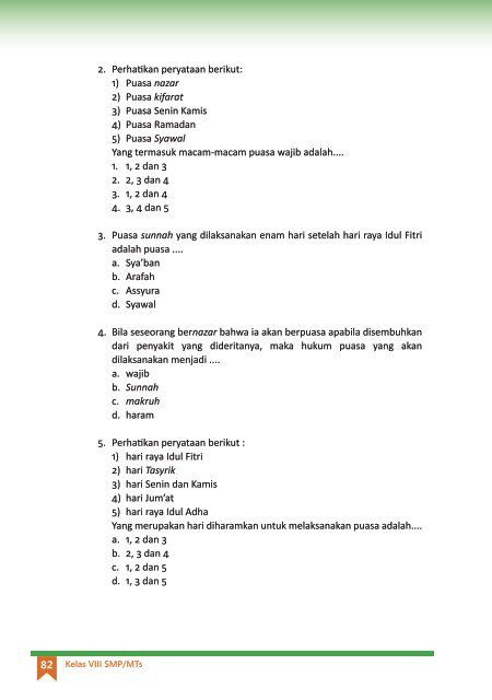 Macam Macam Puasa Wajib Sunnah Makruh Haram