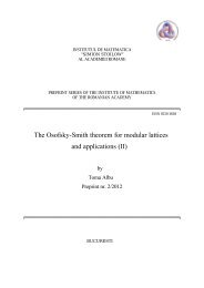 The Osofsky-Smith theorem for modular lattices and ... - Simion Stoilow