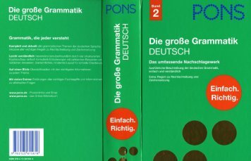 PONS Die grosse Grammatik Deutsch - Band 2