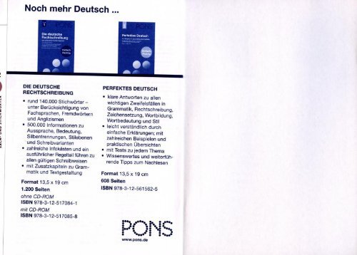 PONS Die grosse Grammatik Deutsch - Band 2