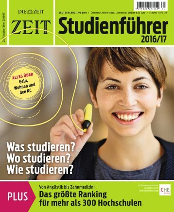 Zeit Studienfuhrer 2016-2017