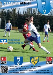 SV Unterweissach - SC Korb