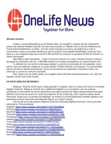 OneLife-NEWSLETTER_30.01.2017-tradus