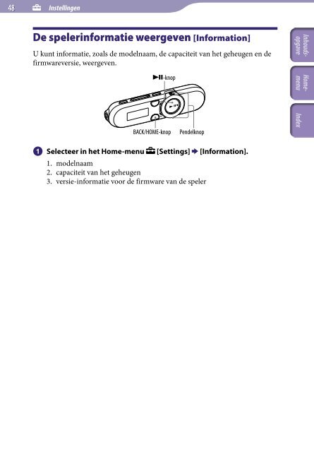 Sony NWZ-B153F - NWZ-B153F Consignes d&rsquo;utilisation N&eacute;erlandais