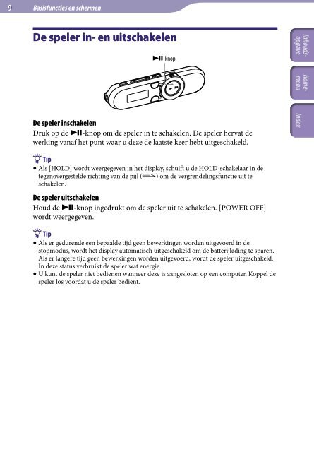 Sony NWZ-B153F - NWZ-B153F Consignes d&rsquo;utilisation N&eacute;erlandais