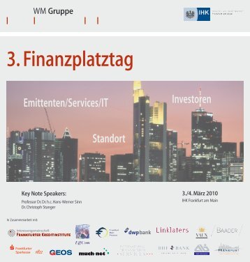 3. Finanzplatztag