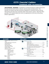 CCTV Coaxial Cables - West Penn Wire