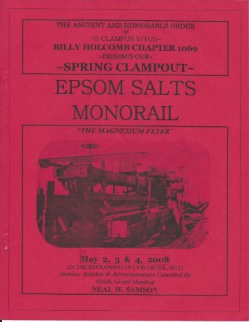 6013/2008 Spring Clampout, Epsom Salts Monorail