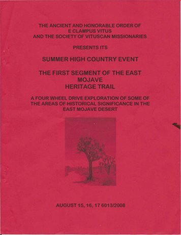 6013/2008 Summer Vituscan History
