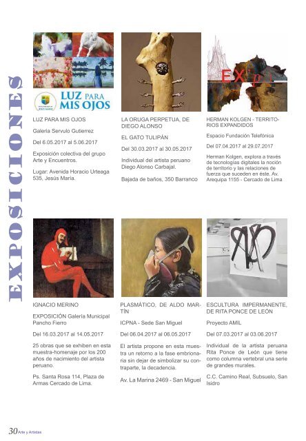 Revista Arte y Artistas edición Abril 2017