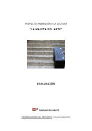 “LA MALETA DEL ARTE” EVALUACIÓN - Fundación norte