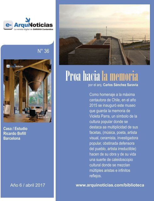 Proa hacia la memoria por Carlos Sánchez Saravia