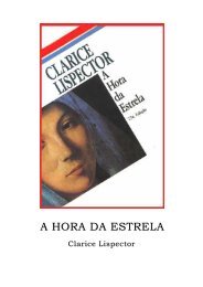 A Hora da Estrela - Clarice Lispector