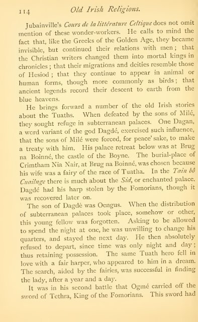 Irish Druids and Old Irish Religions