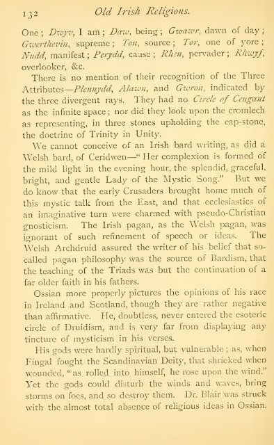 Irish Druids and Old Irish Religions