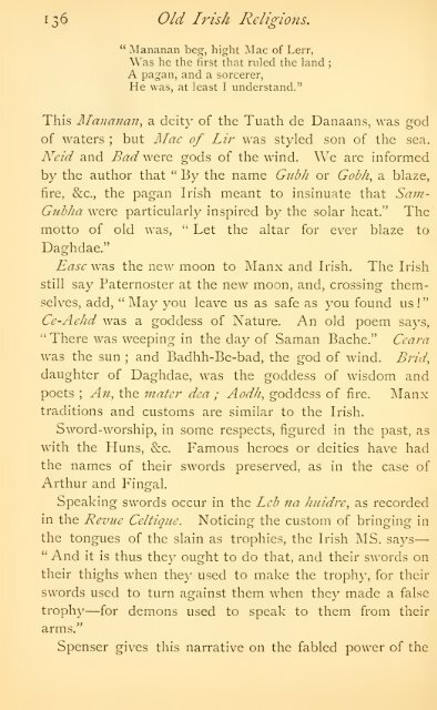 Irish Druids and Old Irish Religions