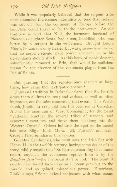 Irish Druids and Old Irish Religions