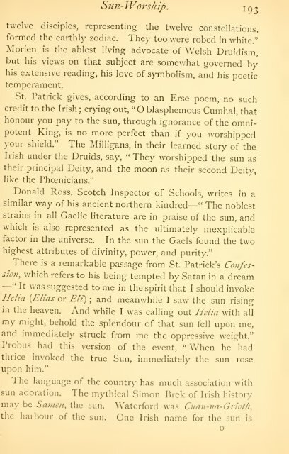 Irish Druids and Old Irish Religions