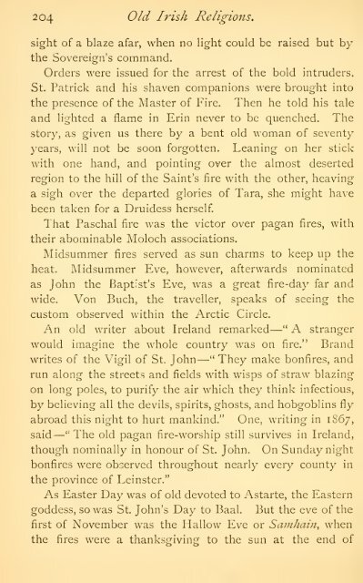 Irish Druids and Old Irish Religions