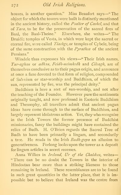 Irish Druids and Old Irish Religions