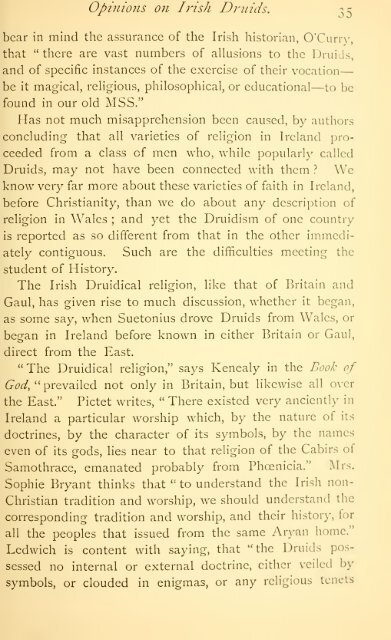 Irish Druids and Old Irish Religions