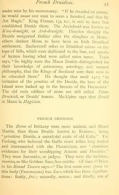 Irish Druids and Old Irish Religions