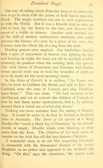 Irish Druids and Old Irish Religions