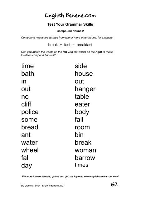english banana com test y