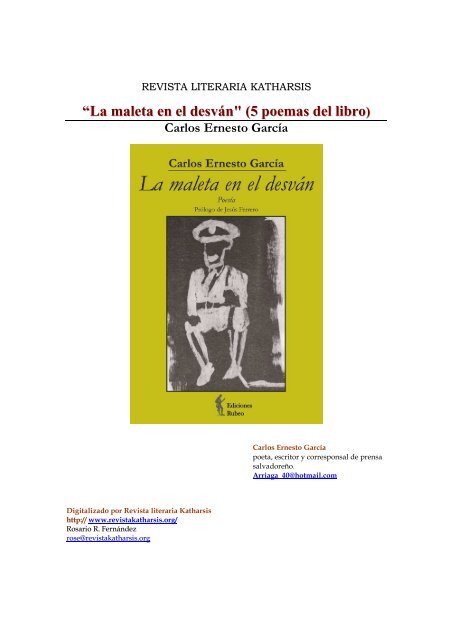 “La maleta en el desván" (5 poemas del libro - Revista literaria ...